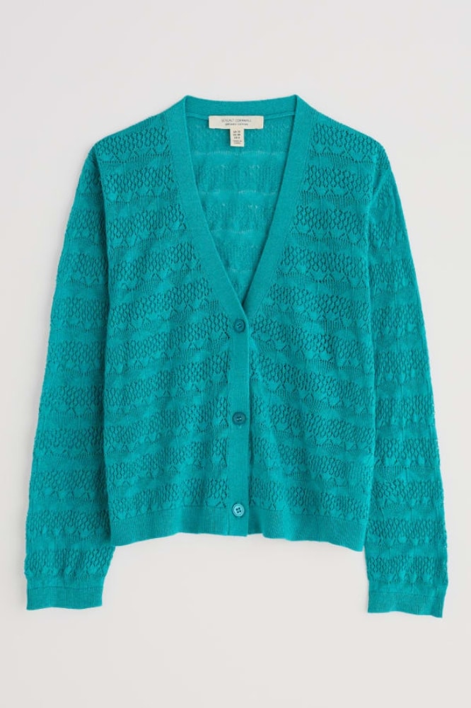 Seasalt Cornwall Sweet Day Cardigan Azurite - La Vie en Rose Damesmode