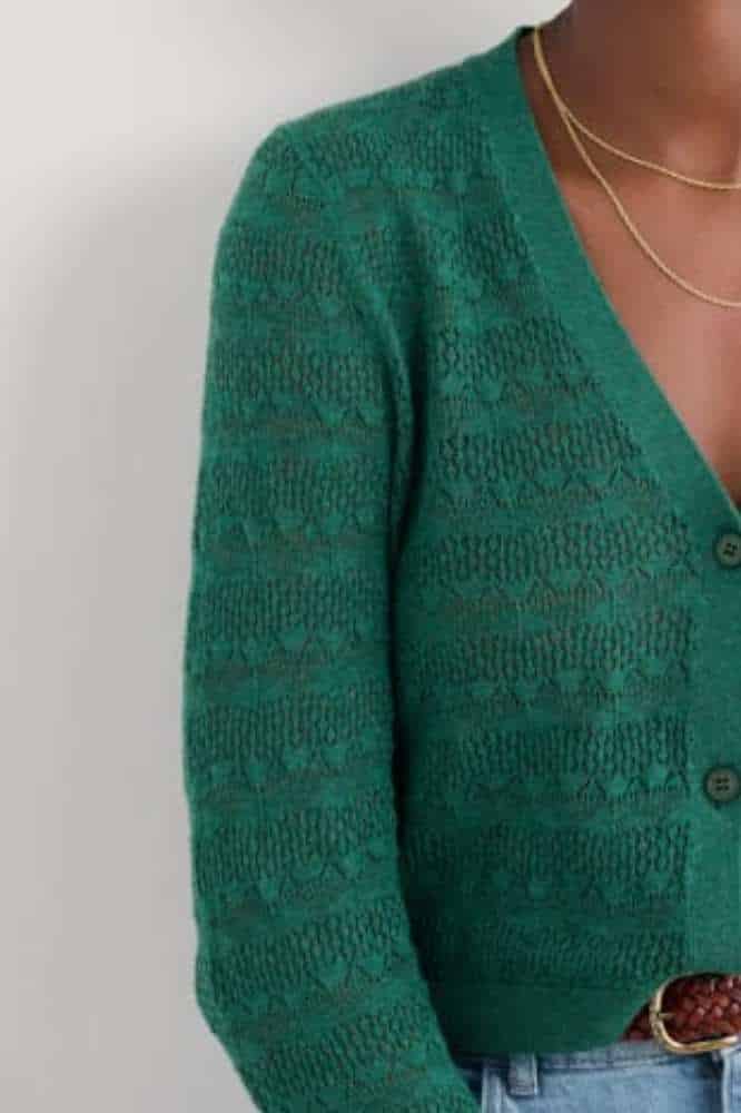 Seasalt Cornwall Sweet Day Cardigan Pine Shoots- La Vie en Rose Damesmode