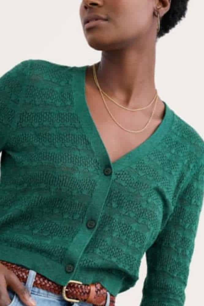 Seasalt Cornwall Sweet Day Cardigan Pine Shoots- La Vie en Rose Damesmode