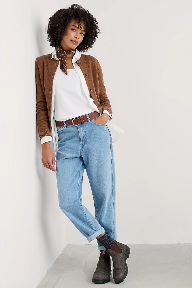 Seasalt Cornwall Tern Tide Cardigan Toffee - La Vie en Rose Damesmode