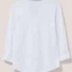 White Stuff Annie Jersey Shirt Brilliant White - La Vie en Rose Damesmode
