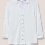 White Stuff Annie Jersey Shirt Brilliant White - La Vie en Rose Damesmode