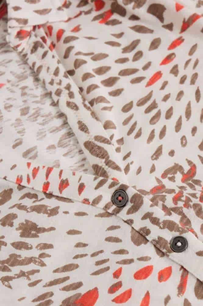 White Stuff Annie Jersey Shirt Grey Print - La Vie en Rose Damesmode