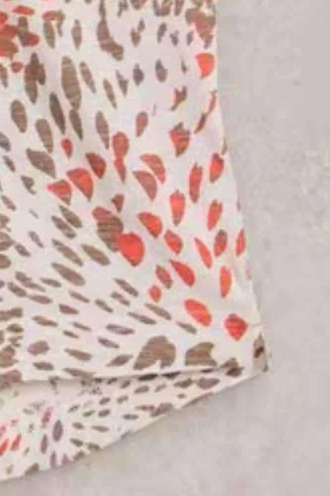 White Stuff Annie Jersey Shirt Grey Print - La Vie en Rose Damesmode