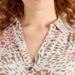 White Stuff Annie Jersey Shirt Grey Print - La Vie en Rose Damesmode