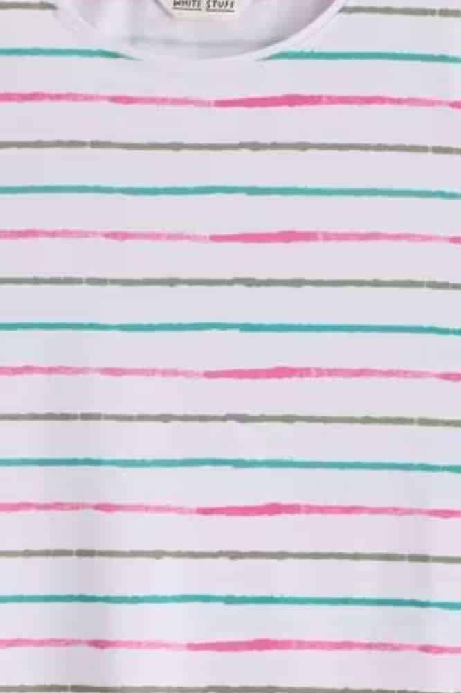 White Stuff Charlotte Cardi Navy Multi- La Vie en Rose Damesmode