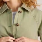 White Stuff Eden Denim Jacket Light Green - La Vie en Rose Damesmode