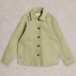 White Stuff Eden Denim Jacket Light Green - La Vie en Rose Damesmode