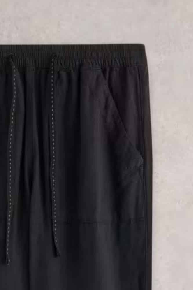 White Stuff Elle Linen Blend Trouser Black - La Vie en Rose Damesmode