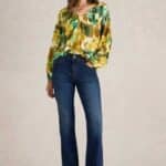 White Stuff Harriet Bootcut Jeans Mid Denim - La Vie en Rose Damesmode