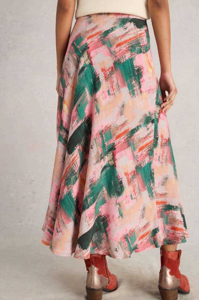 White Stuff Hope Bias Cut Maxi Skirt - La Vie en Rose Damesmode