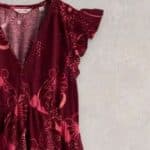 White Stuff Lorna Linen Blend Maxi Dress Red Multi - La Vie en Rose Damesmode