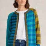 White Stuff Lulu Stripe Cardi Blue Multi - La Vie en Rose Damesmode