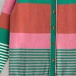 White Stuff Lulu Stripe Cardi Pink Multi - La Vie en Rose Damesmode