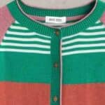 White Stuff Lulu Stripe Cardi Pink Multi - La Vie en Rose Damesmode