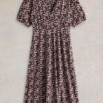 White Stuff Megan Jersey Dress Green Multi - La Vie en Rose Damesmode (1)