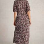 White Stuff Megan Jersey Dress Green Multi - La Vie en Rose Damesmode (1)