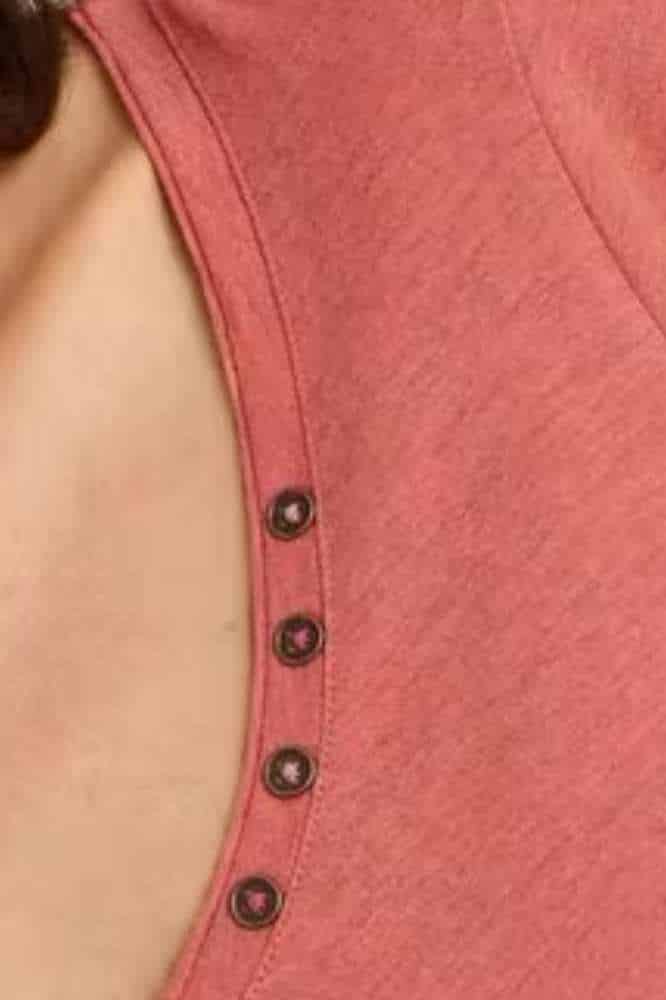 White Stuff Nadia Short Sleeve Tee Mid Coral - La Vie en Rose Damesmode