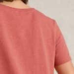 White Stuff Nadia Short Sleeve Tee Mid Coral - La Vie en Rose Damesmode