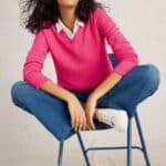 White Stuff Naria Jumper Bright Pink - La Vie en Rose Damesmode