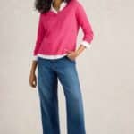 White Stuff Naria Jumper Bright Pink - La Vie en Rose Damesmode