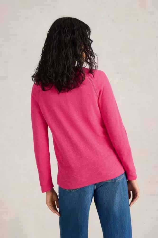 White Stuff Naria Jumper Bright Pink - La Vie en Rose Damesmode