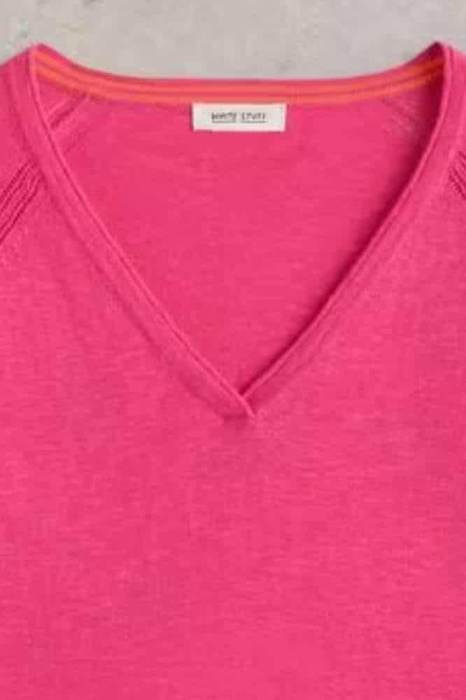 White Stuff Naria Jumper Bright Pink - La Vie en Rose Damesmode