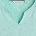 White Stuff Nelly Nep Notch Tee Bright Blue - La Vie en Rose Damesmode