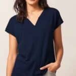 White Stuff Nelly Notch Tee Dark Navy - La Vie en Rose Damesmode