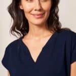 White Stuff Nelly Notch Tee Dark Navy - La Vie en Rose Damesmode