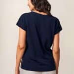 White Stuff Nelly Notch Tee Dark Navy - La Vie en Rose Damesmode