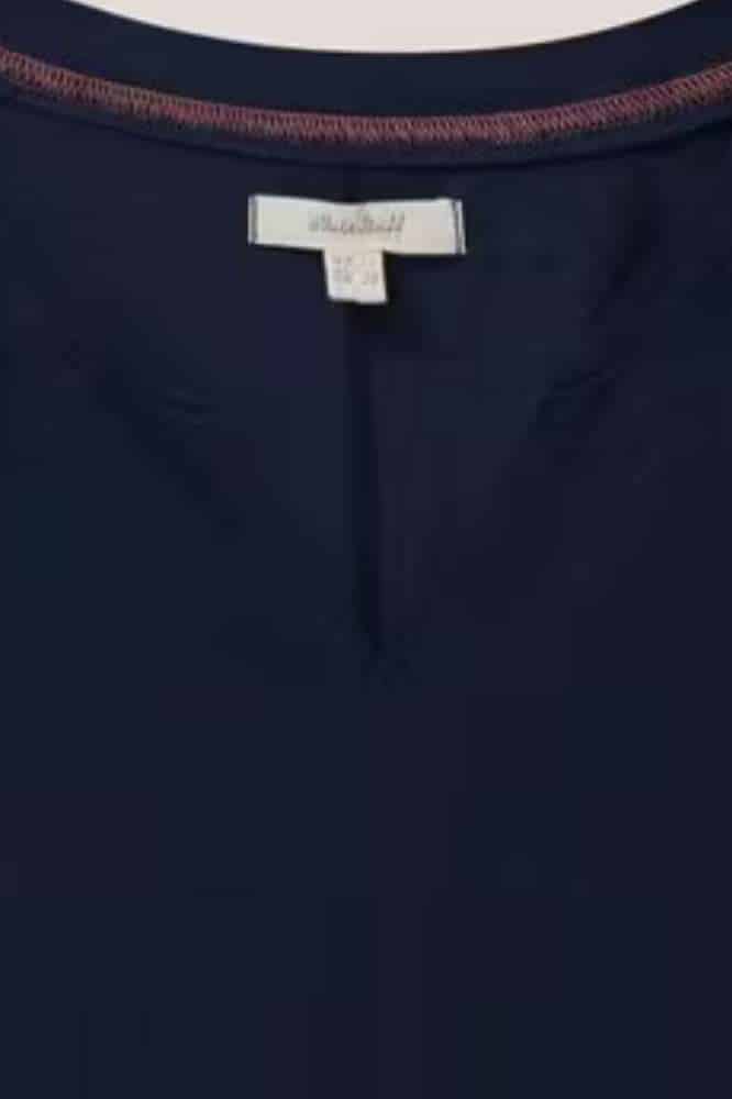 White Stuff Nelly Notch Tee Dark Navy - La Vie en Rose Damesmode