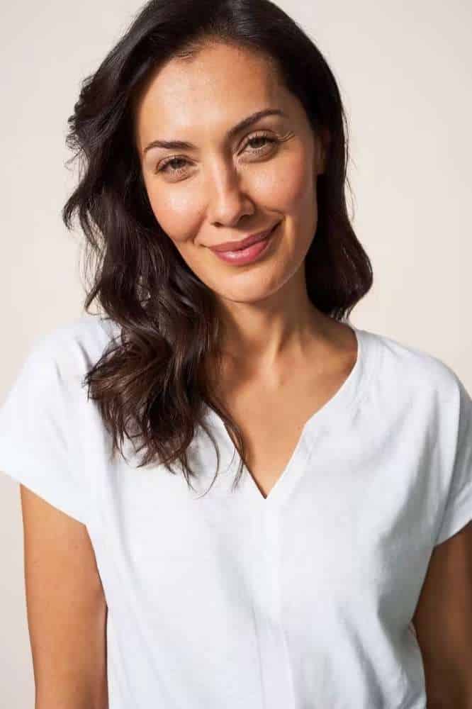 White Stuff Nelly Notch Tee Natural White- La Vie en Rose Damesmode