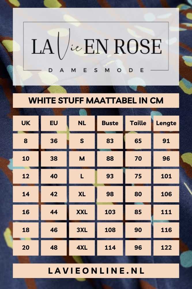 White Stuff Olivia Jersey Dress Navy Print - La Vie en Rose Damesmode (1)