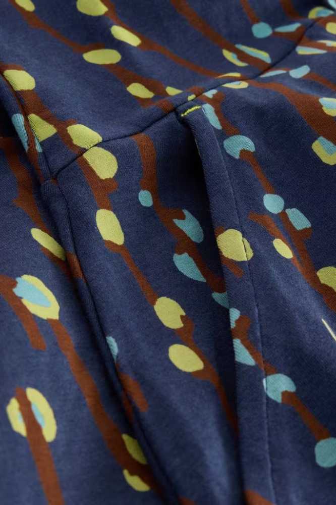 White Stuff Olivia Jersey Dress Navy Print - La Vie en Rose Damesmode (1)