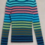 White Stuff Rib Stripe Jumper Blue Multi - La Vie en Rose Damesmode
