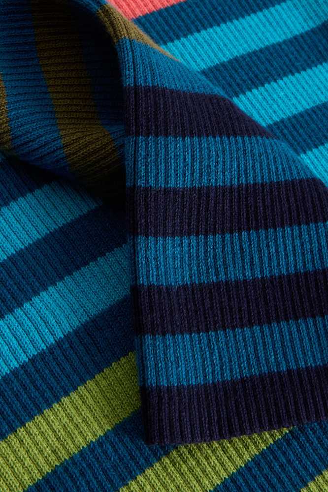 White Stuff Rib Stripe Jumper Blue Multi - La Vie en Rose Damesmode