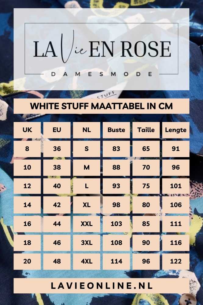 White Stuff Rua Jersey Shirt Dress Blue Print - La Vie en Rose Damesmode