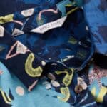 White Stuff Rua Jersey Shirt Dress Blue Print - La Vie en Rose Damesmode