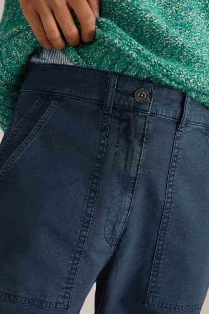 White Stuff Twister Chino Trouser Dark Navy - La Vie en Rose Damesmode