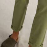 White Stuff Twister Chino Trouser Khaki Green - La Vie en Rose Damesmode