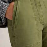White Stuff Twister Chino Trouser Khaki Green - La Vie en Rose Damesmode