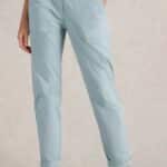 White Stuff Twister Chino Trouser Light Blue - La Vie en Rose Damesmode