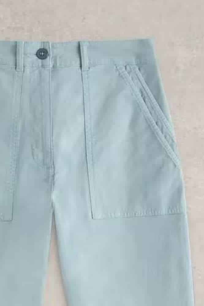 White Stuff Twister Chino Trouser Light Blue - La Vie en Rose Damesmode