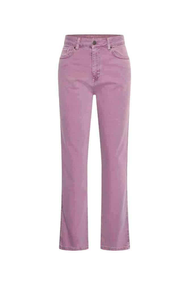 Cloud9 Jane Mum Jeans Cropped Berry - La Vie en Rose Damesmode
