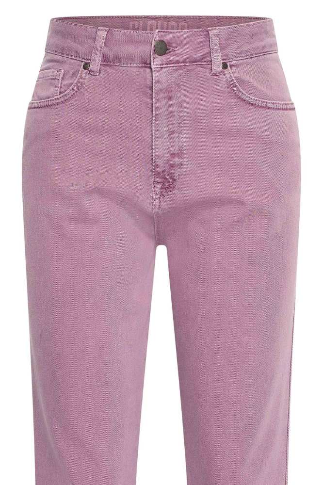 Cloud9 Jane Mum Jeans Cropped Berry - La Vie en Rose Damesmode