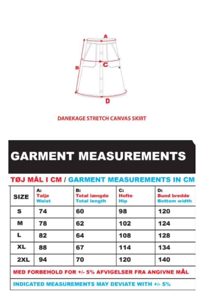 Danefae Danekage Stretch Canvas Skirt Dark Navy Chalk - La Vie en Rose Damesmode