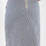 Danefae Danekage Stretch Canvas Skirt Dark Navy Chalk - La Vie en Rose Damesmode