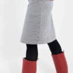 Danefae Danekage Stretch Canvas Skirt Dark Navy Chalk - La Vie en Rose Damesmode