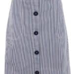 Danefae Danekage Stretch Canvas Skirt Dark Navy Chalk - La Vie en Rose Damesmode